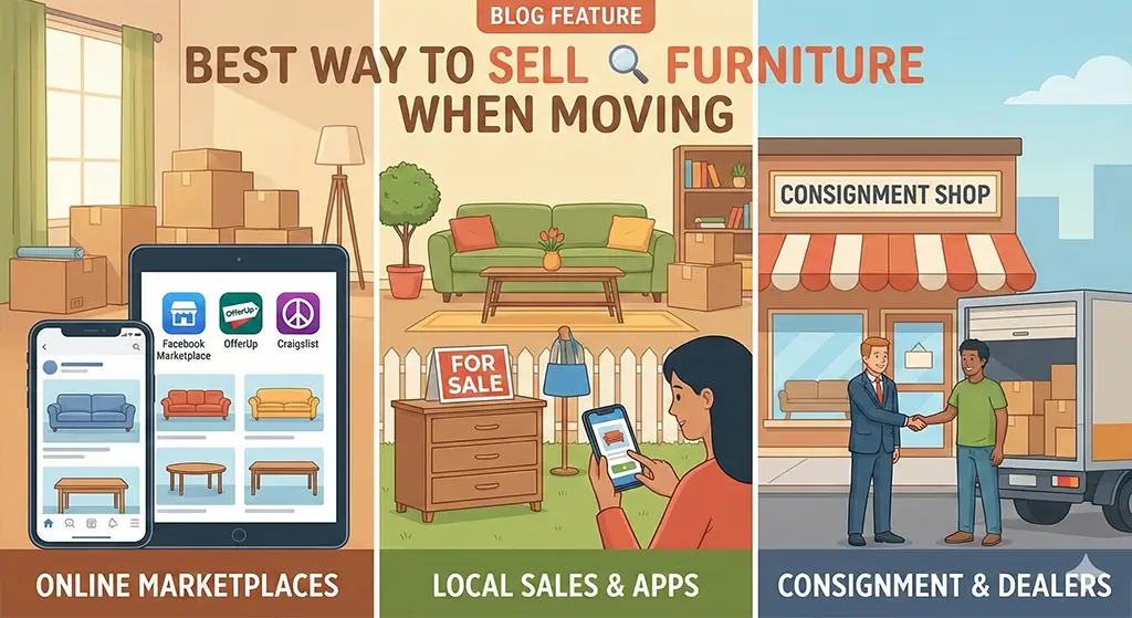 best way to sell furniture before moving